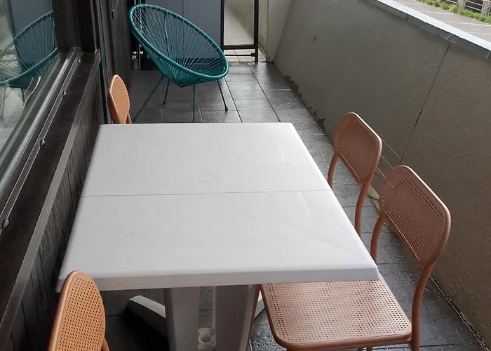 Appartement Terrasse Pied Des Pistes Coeur Station Wifi